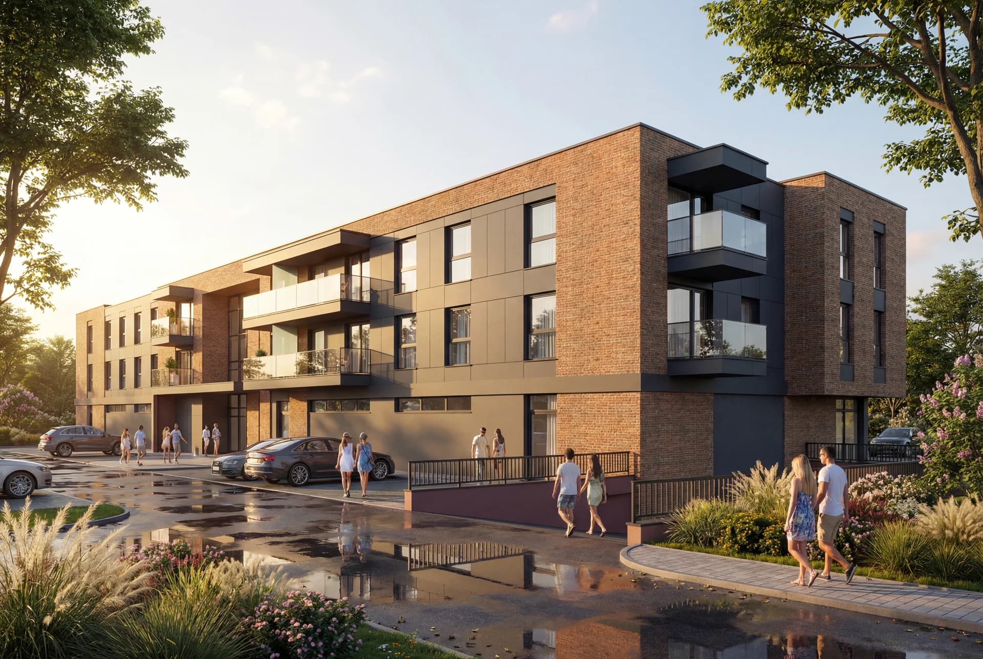 Koneser Apartments — widok od tyłu